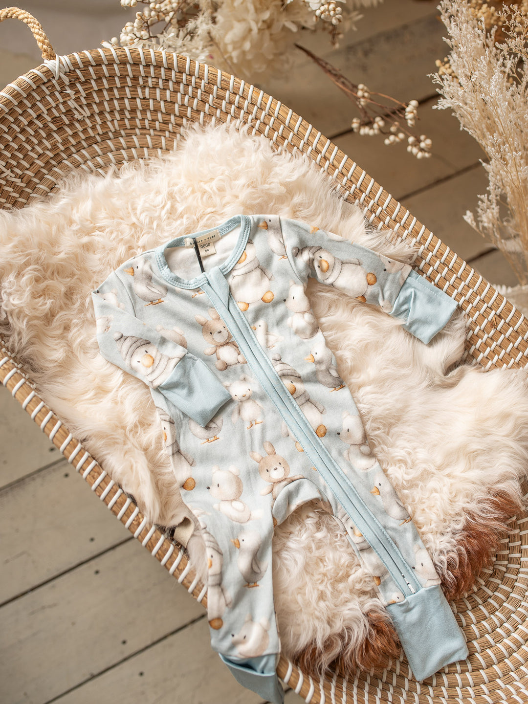 Something Blue Onesie - Winter Lovies