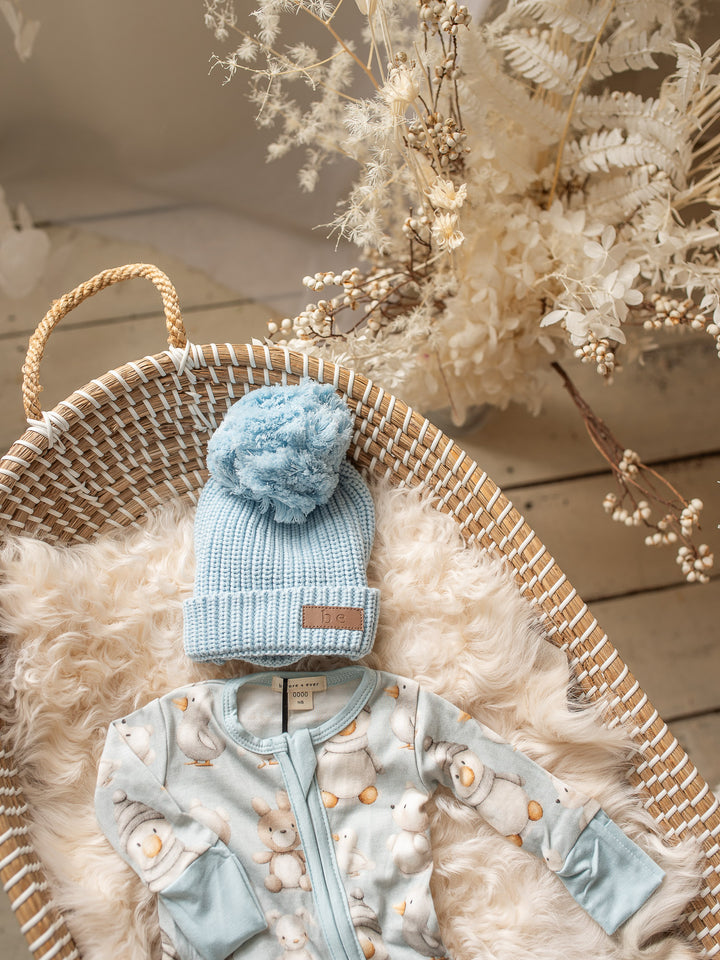 Something Blue Onesie - Winter Lovies