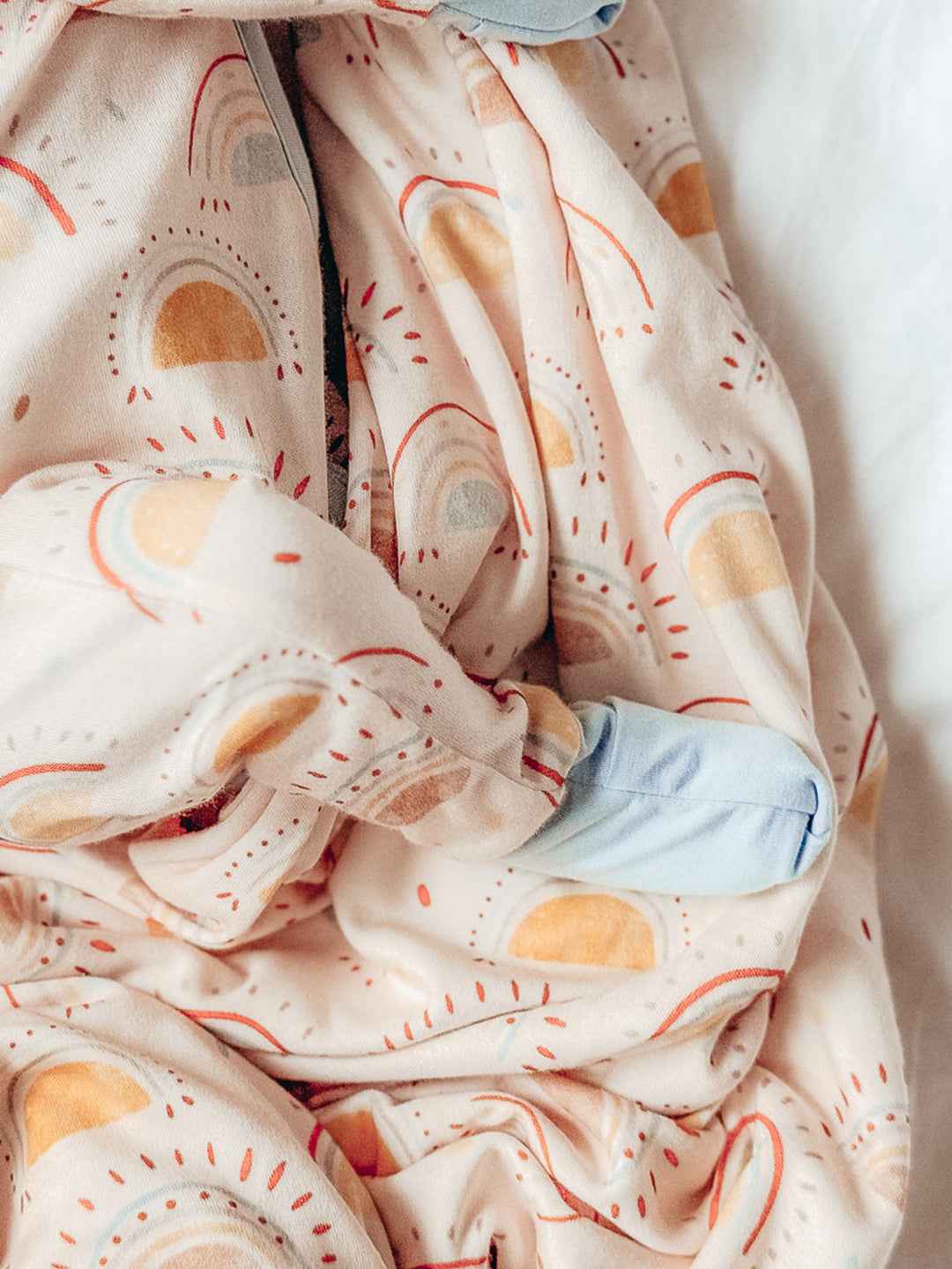 Something Blue Baby Swaddle - Boho Sun