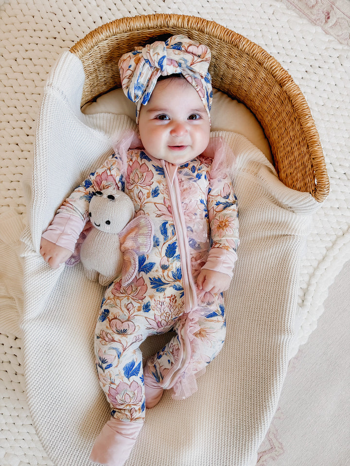 Something Blue Onesie - Porcelain