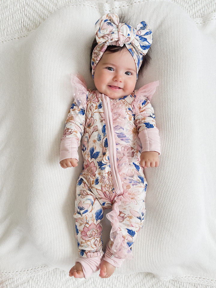 Something Blue Onesie - Porcelain