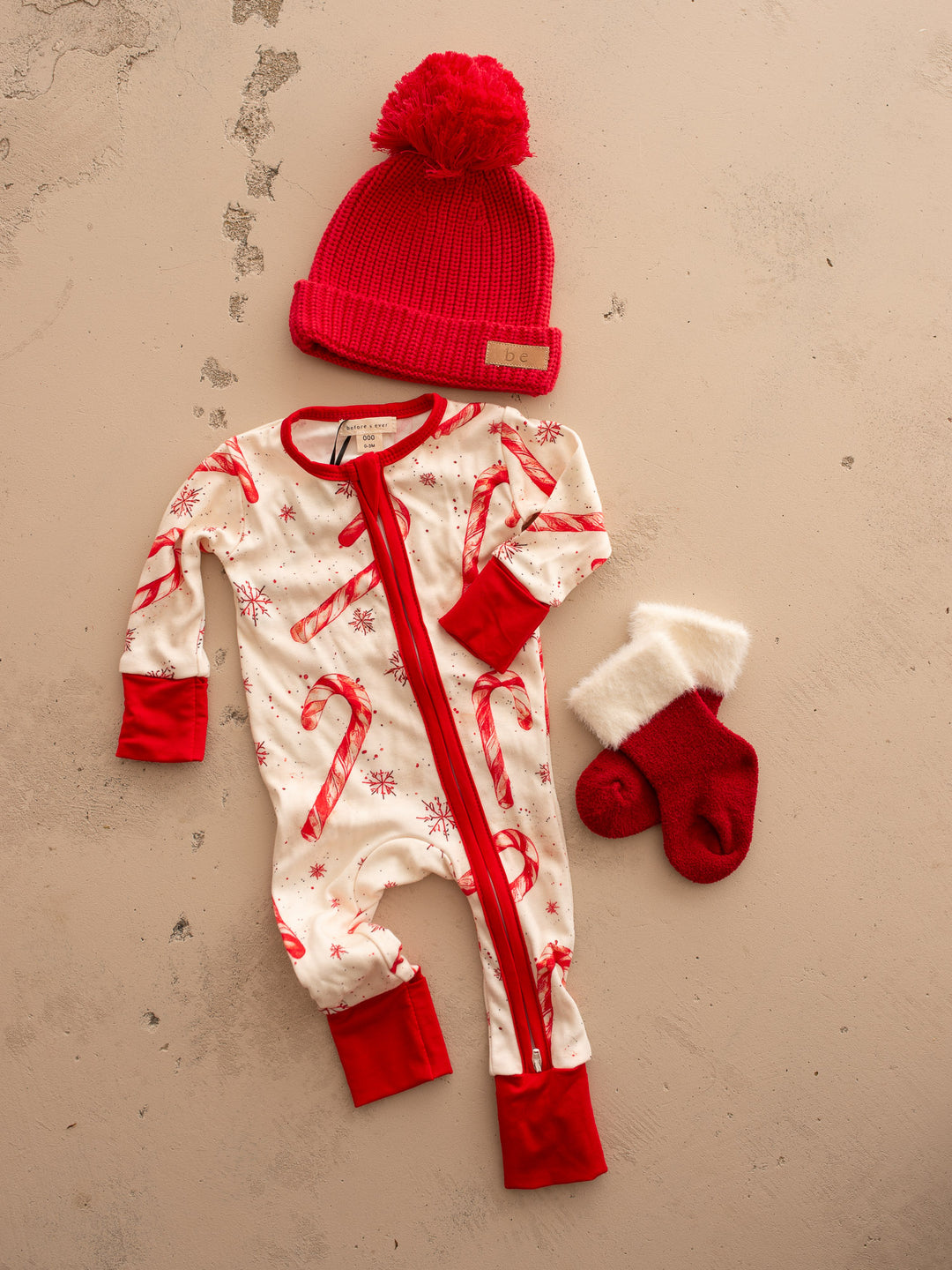 Tis The Season – Candy Cane Onesie