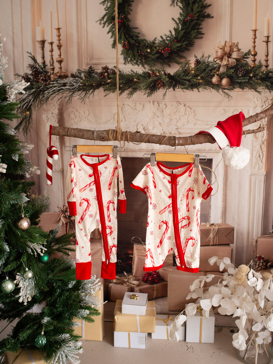 Tis The Season – Candy Cane Onesie
