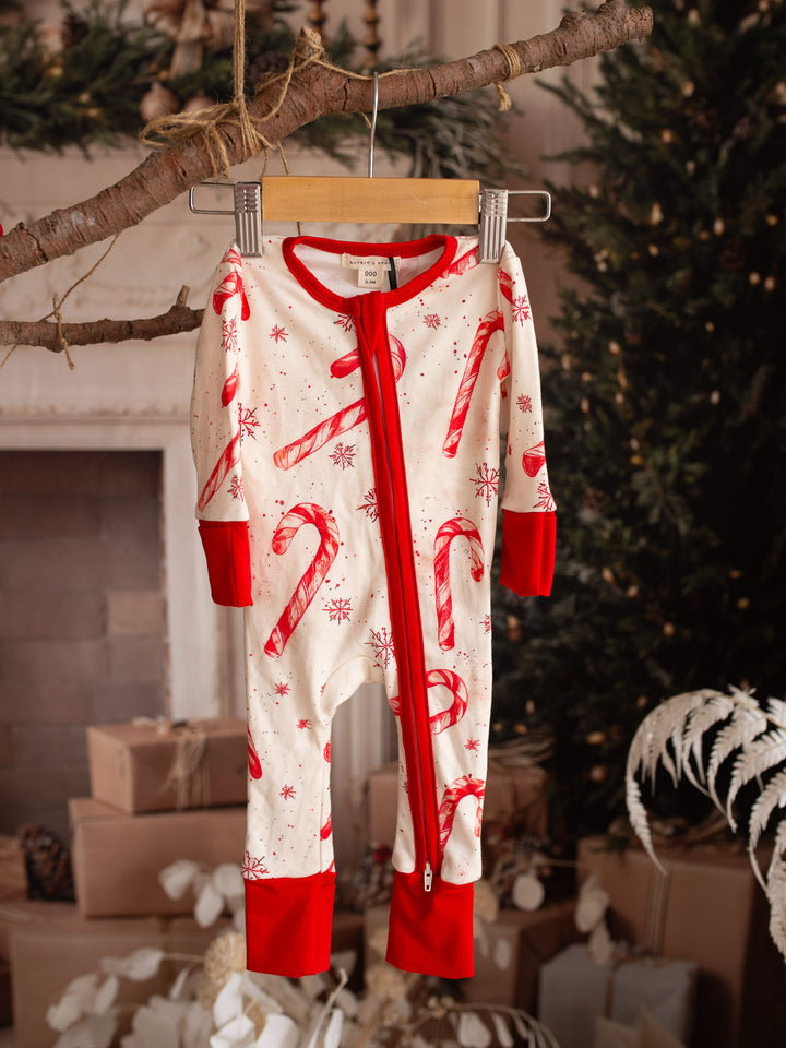 Tis The Season – Candy Cane Onesie