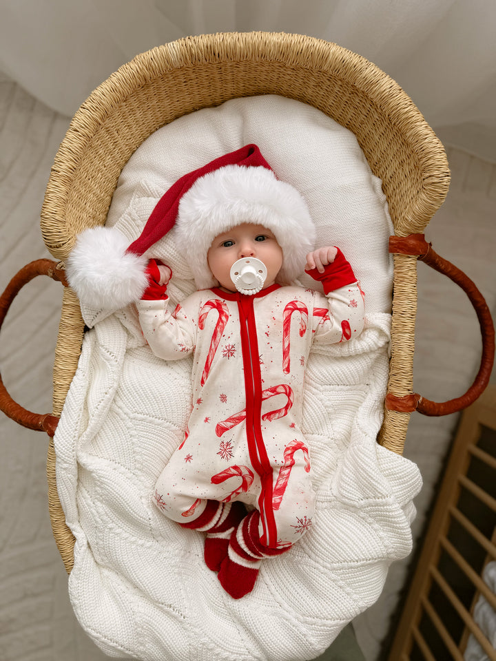 Tis The Season – Candy Cane Onesie