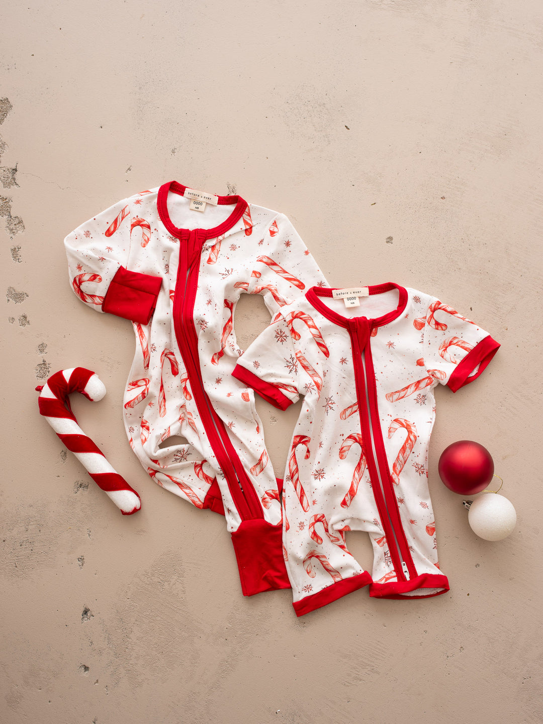 Tis The Season – Candy Cane Onesie