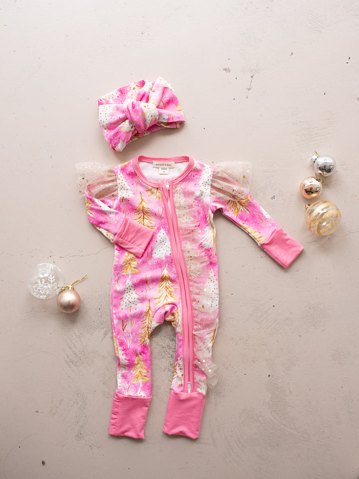 Tis The Season – Golden Tree Onesie