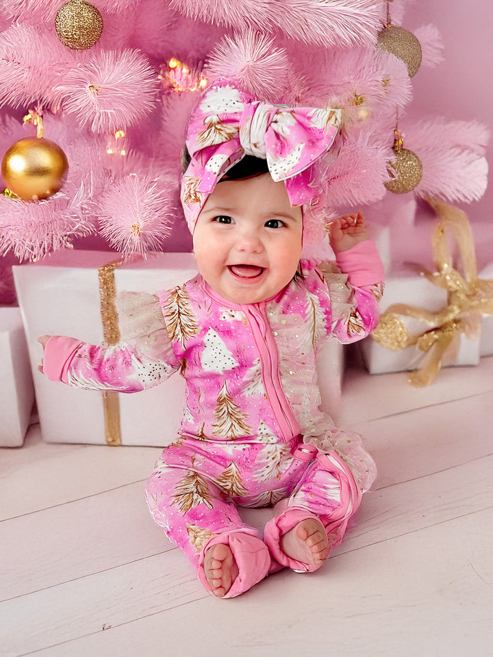 Tis The Season – Golden Tree Onesie