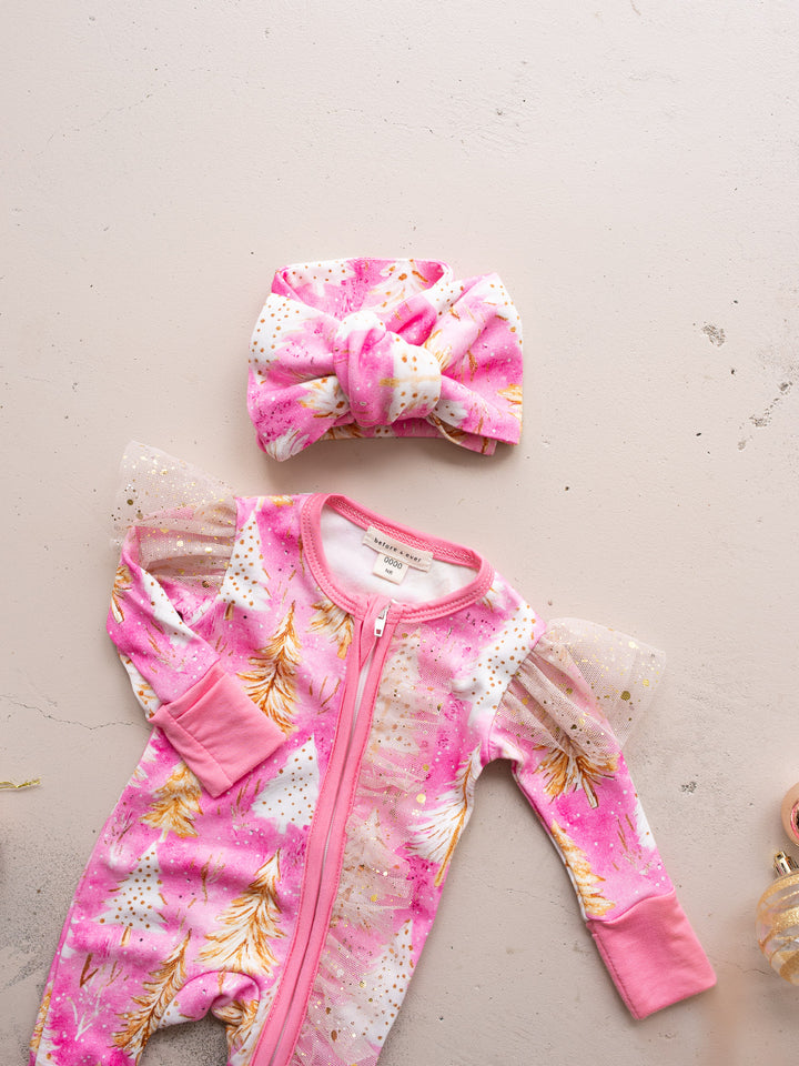 Tis The Season – Golden Tree Onesie