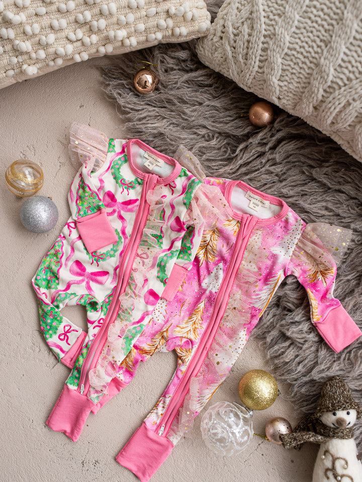 Tis The Season – Golden Tree Onesie