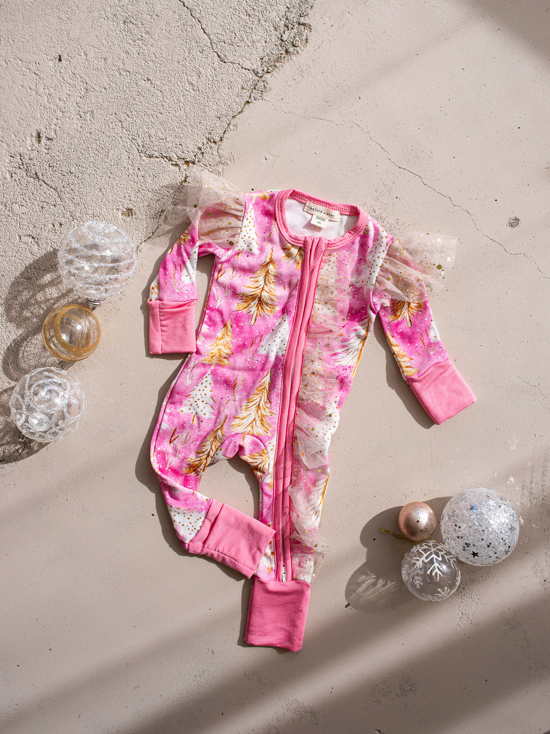Tis The Season – Golden Tree Onesie