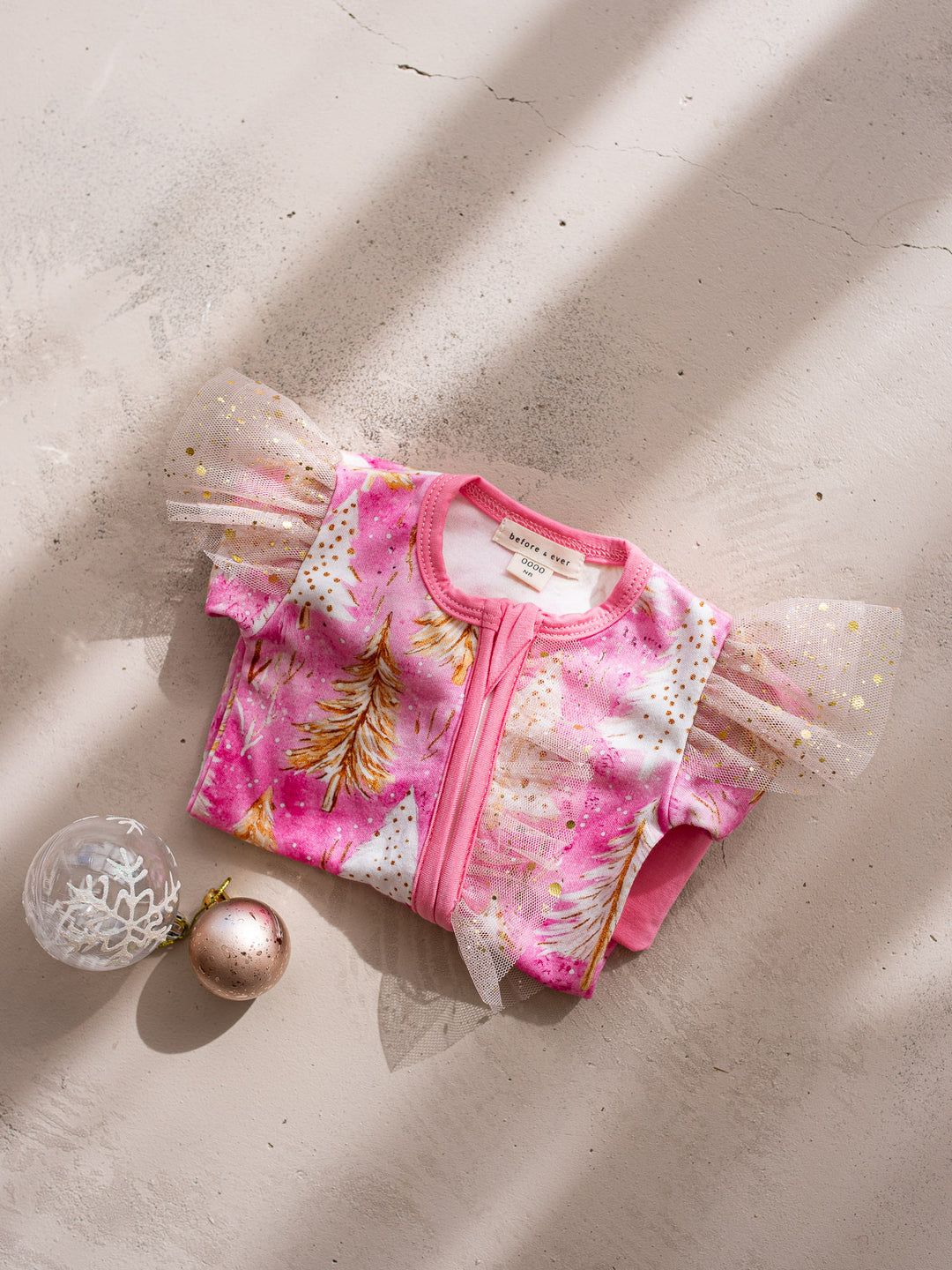 Tis The Season – Golden Tree Onesie