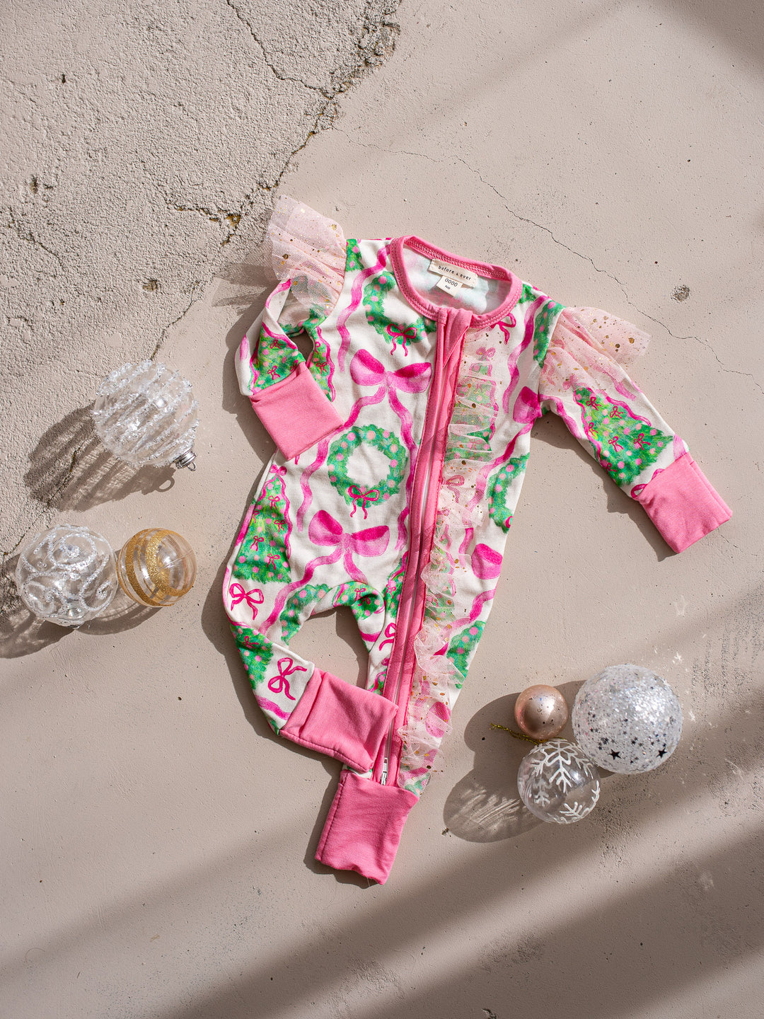 Tis The Season – Wreath Onesie