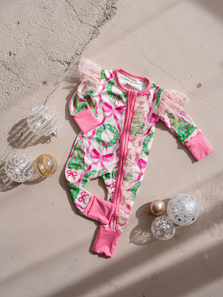 Tis The Season – Wreath Onesie