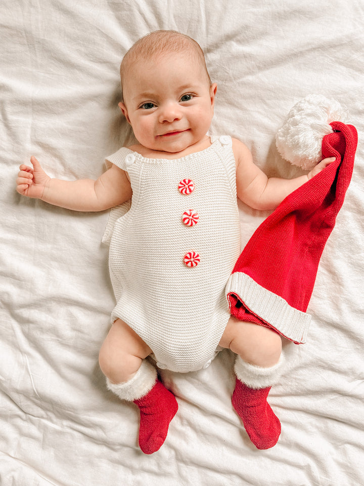 Peppermint Pop Singlet Romper