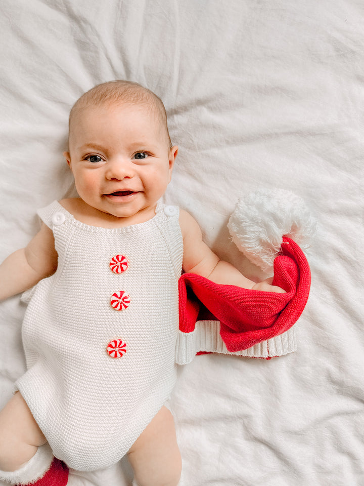 Peppermint Pop Singlet Romper