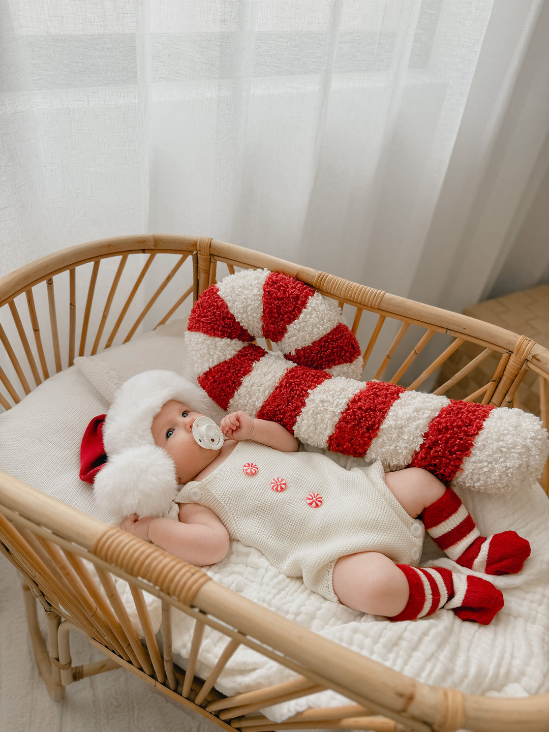 Peppermint Pop Singlet Romper