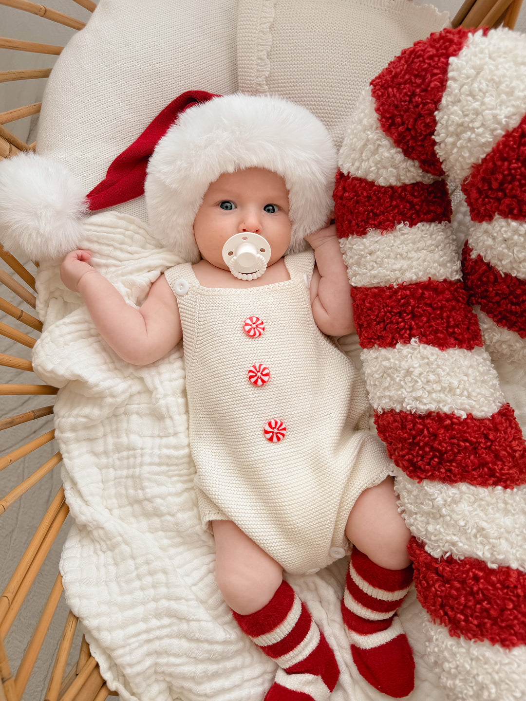 Peppermint Pop Singlet Romper