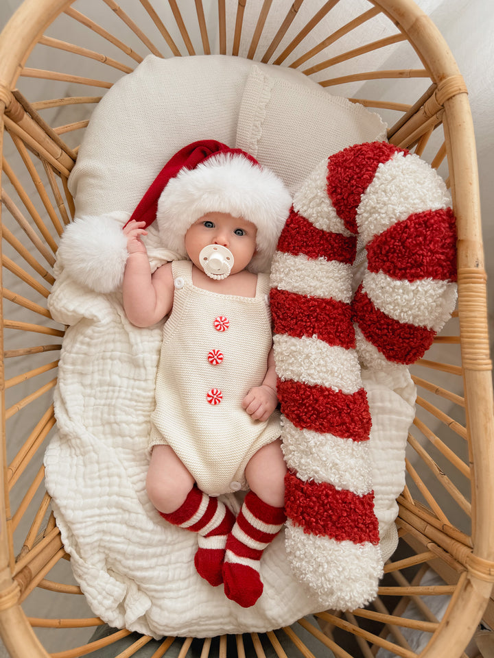 Peppermint Pop Singlet Romper