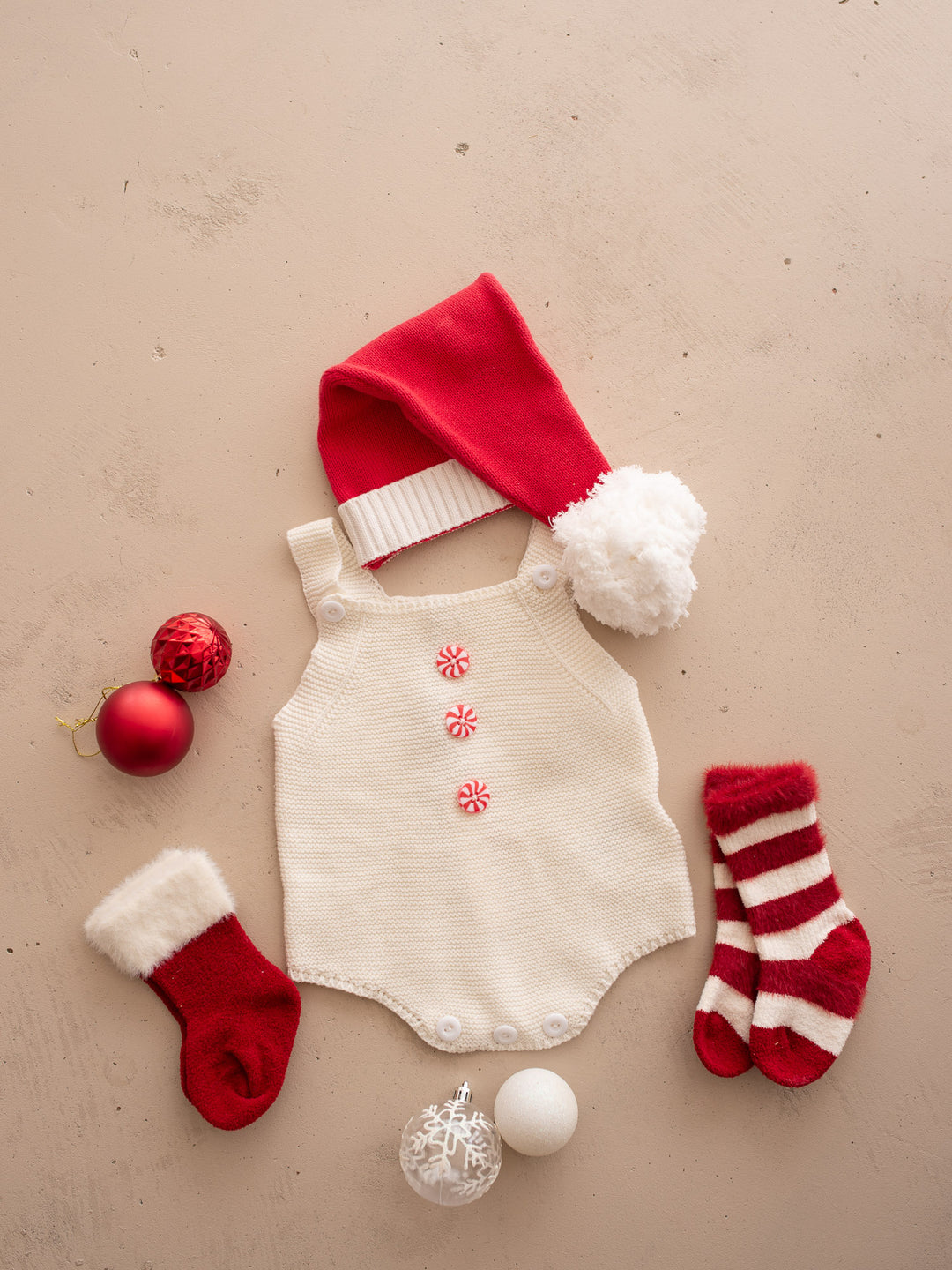 Peppermint Pop Singlet Romper
