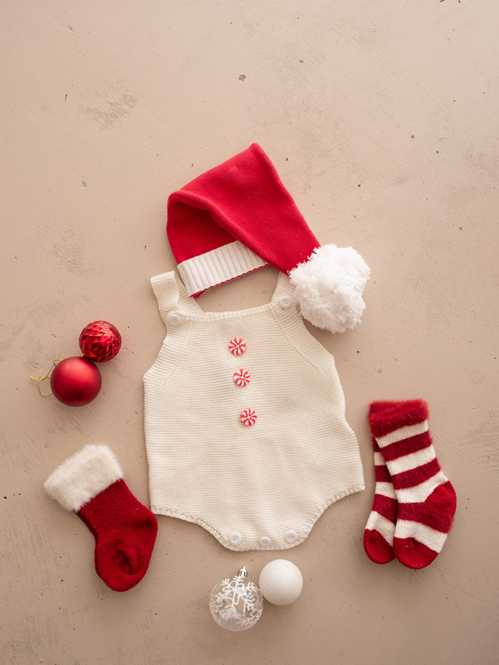Peppermint Pop Singlet Romper