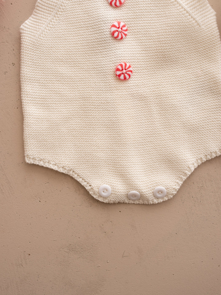Peppermint Pop Singlet Romper