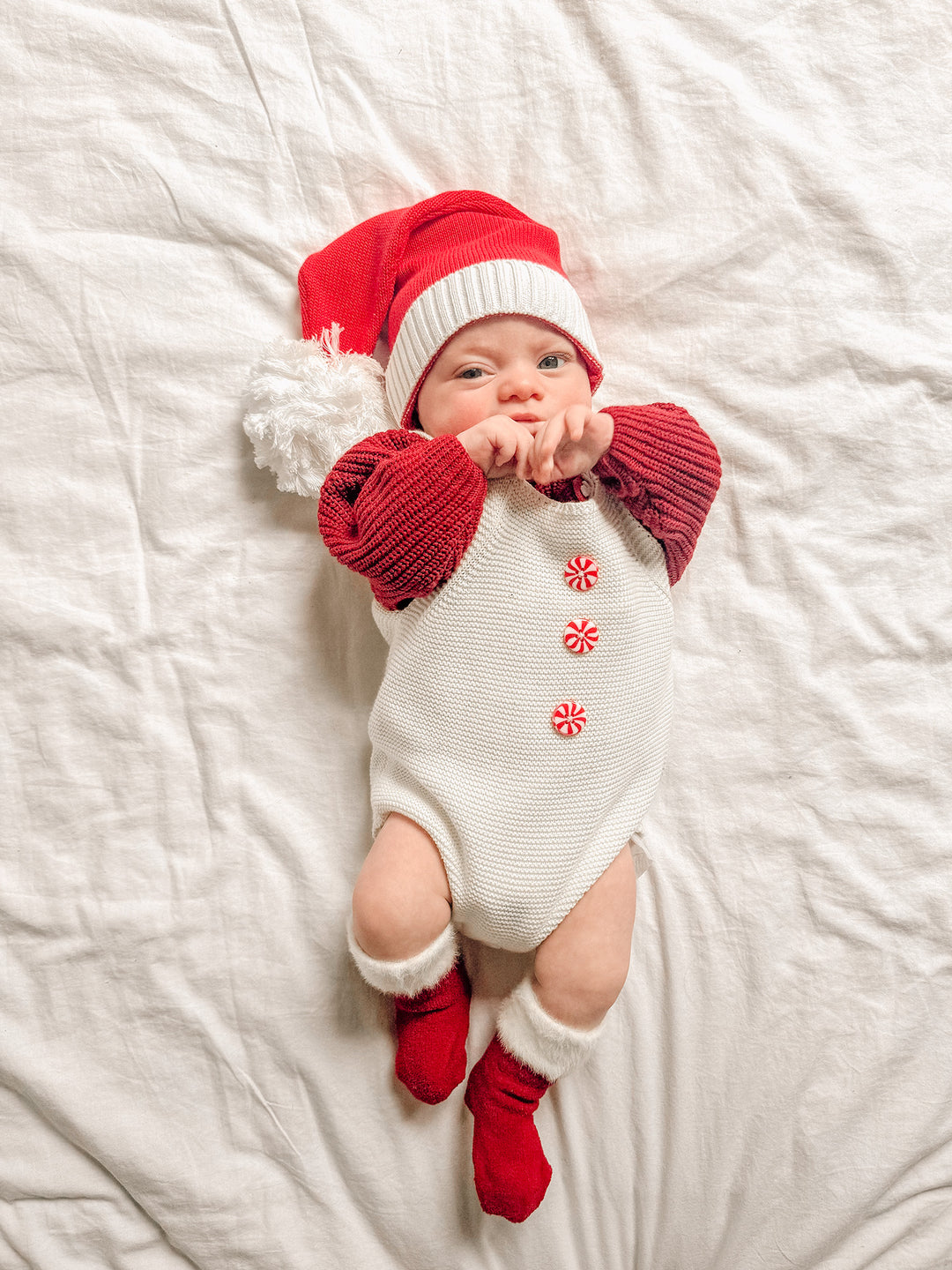 Peppermint Pop Singlet Romper