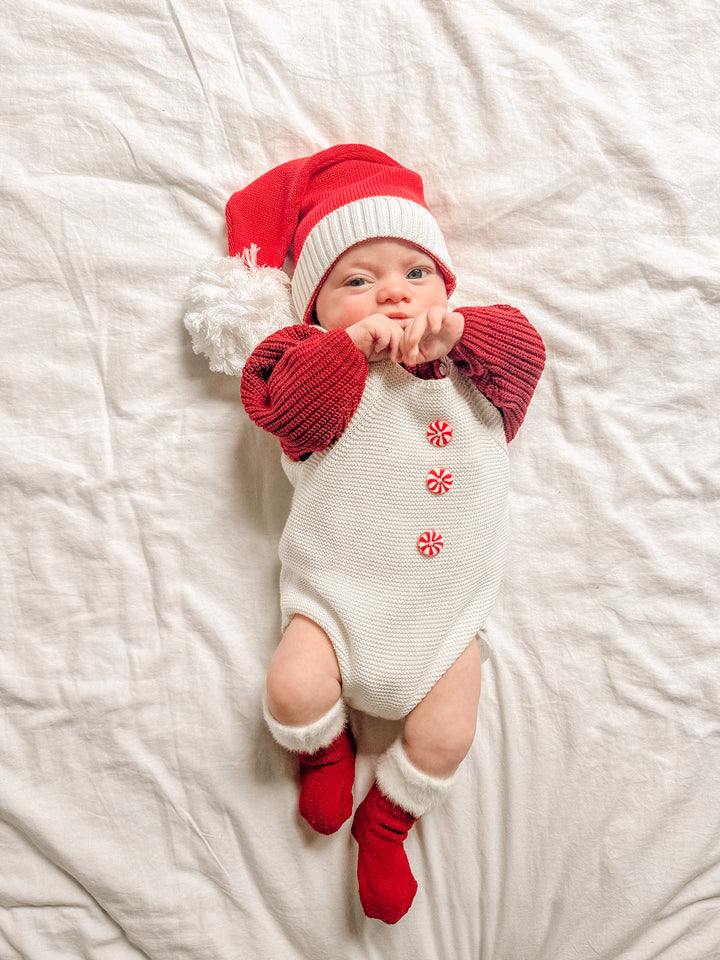 Peppermint Pop Singlet Romper