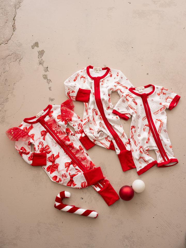 Tis The Season – Candy Bow Onesie