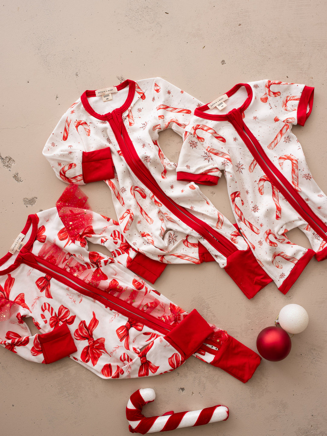 Tis The Season – Candy Bow Onesie