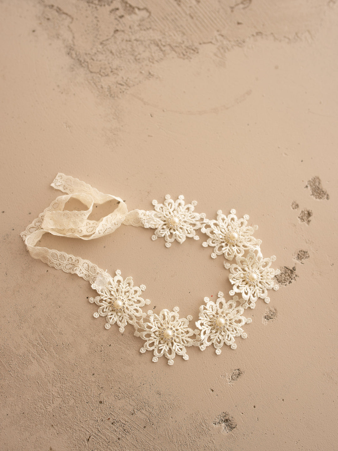 Snowflake Headband - Cream