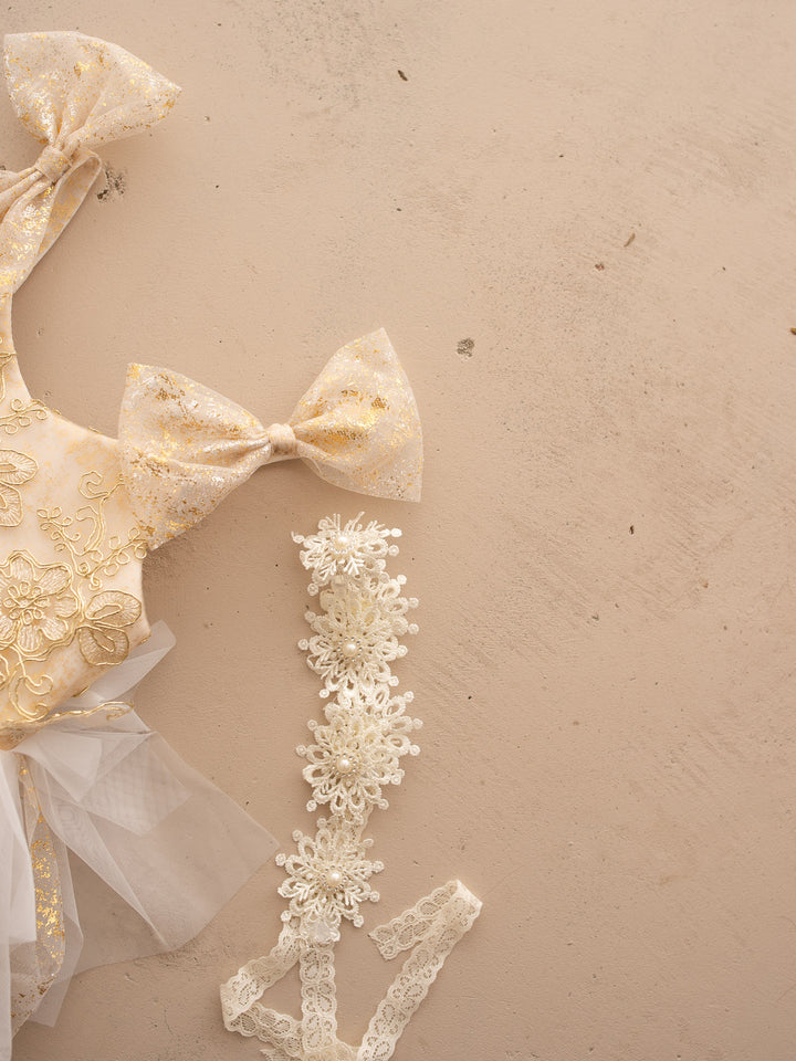 Snowflake Headband - Cream