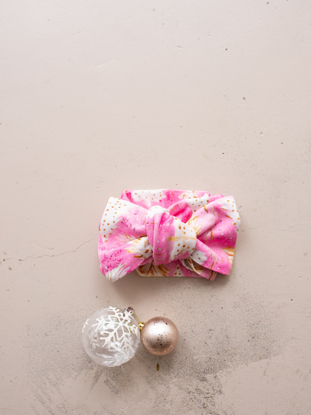 Tis The Season  - Topknot Headwrap Golden Tree