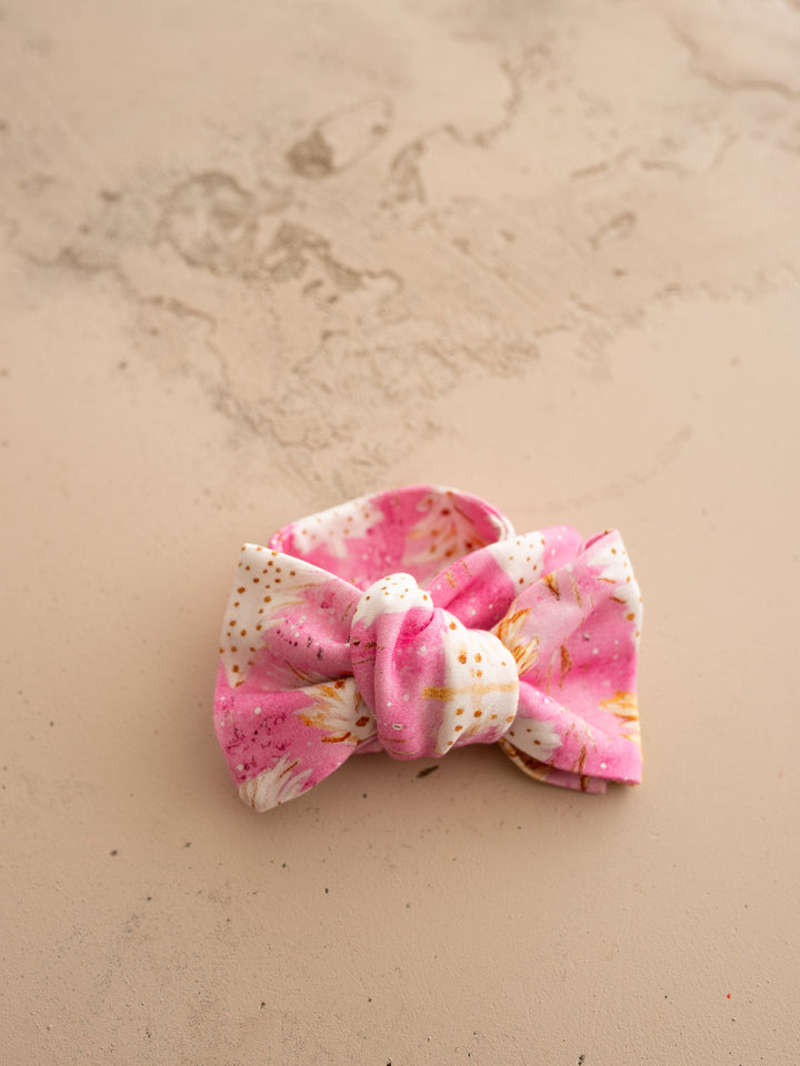 Tis The Season  - Topknot Headwrap Golden Tree