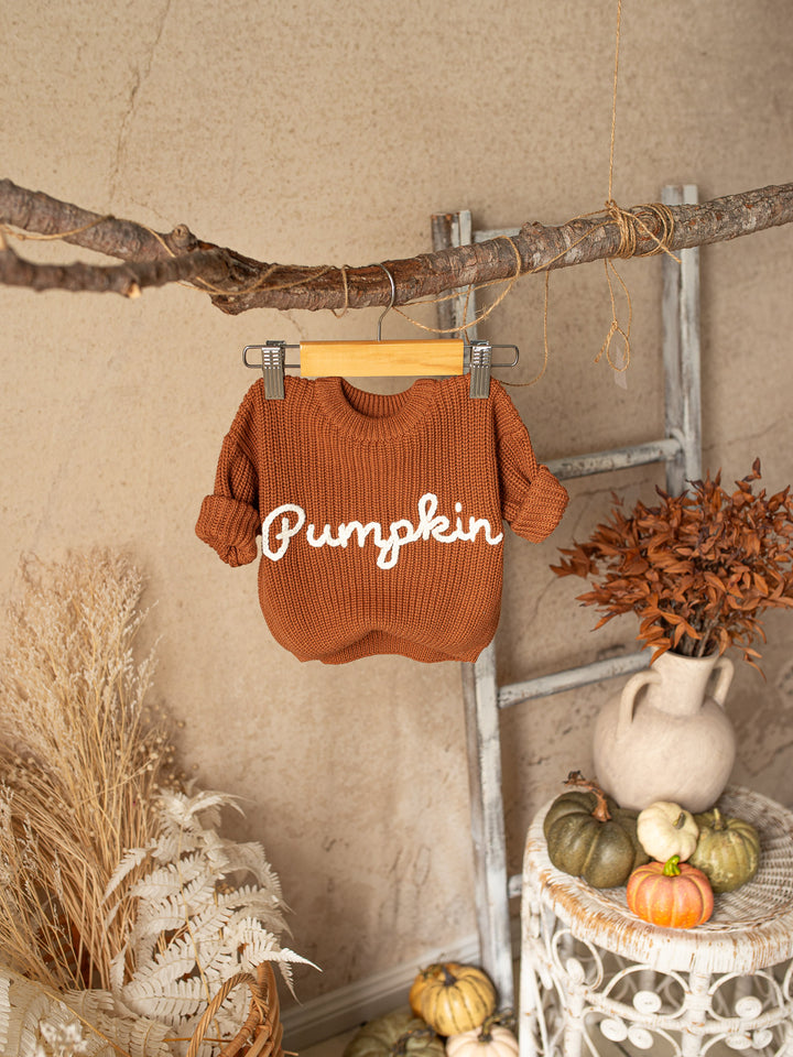 Pumpkin Pie Sweater - Rust