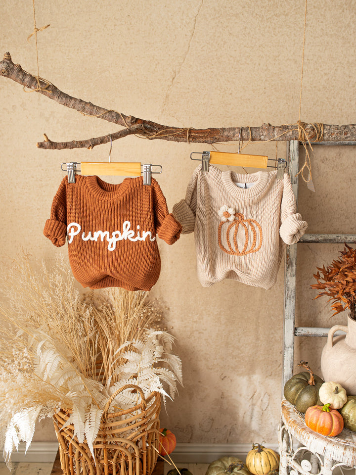 Pumpkin Pie Sweater - Rust