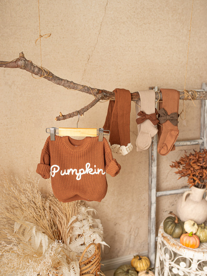 Pumpkin Pie Sweater - Rust