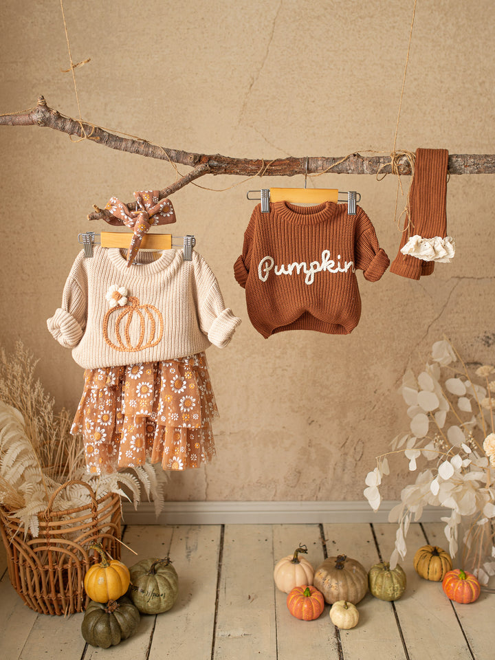 Pumpkin Pie Sweater - Rust