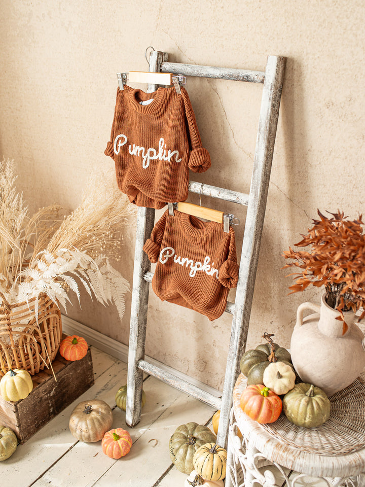 Pumpkin Pie Sweater - Rust