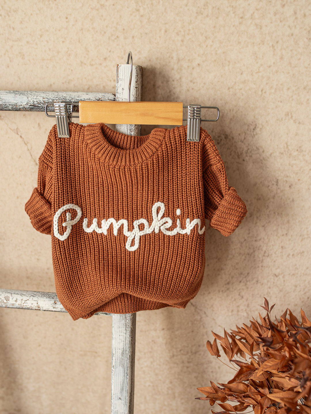Pumpkin Pie Sweater - Rust