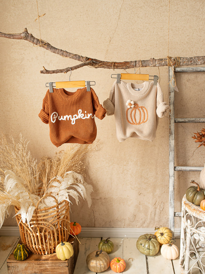 Pumpkin Pie Sweater - Rust