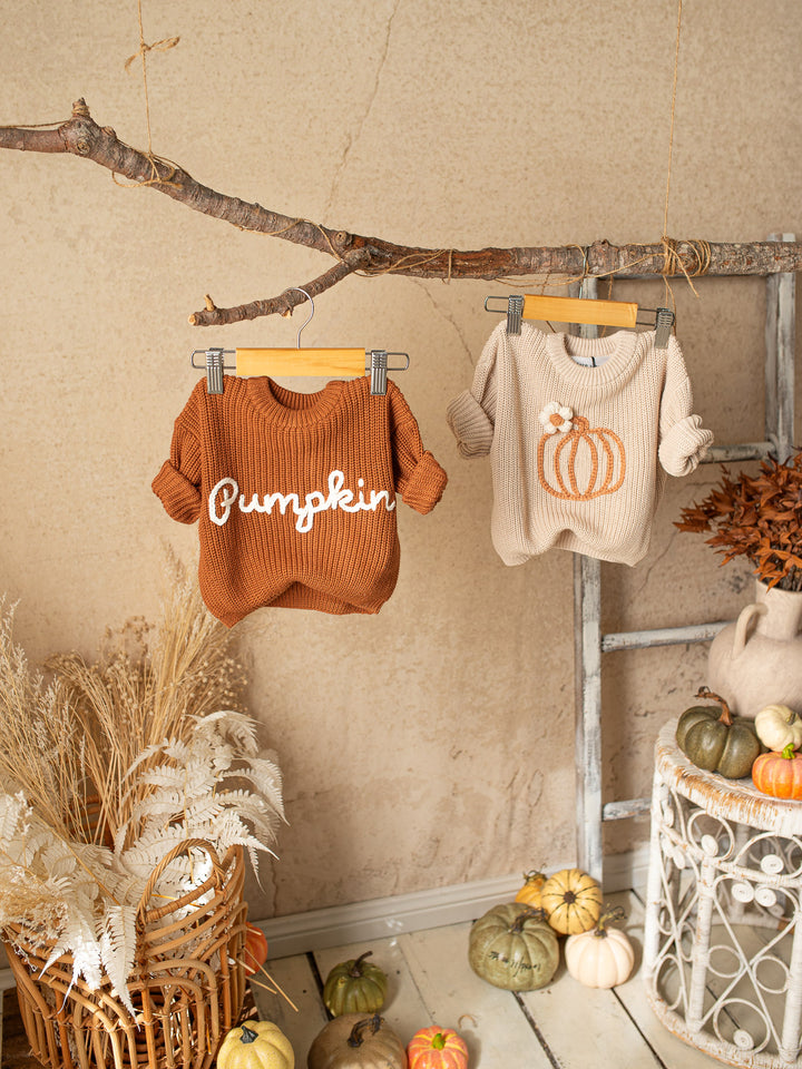 Pumpkin Pie Sweater - Rust