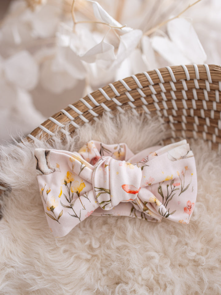 Bunny & Friends - Topknot Headwrap - Garden Bunny