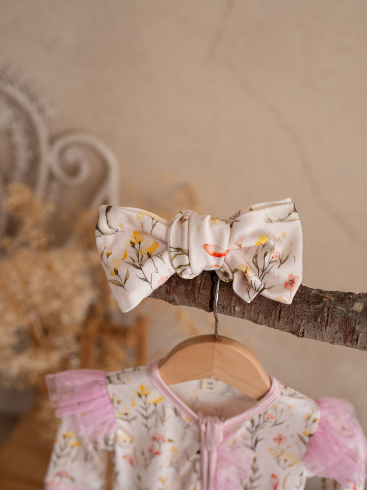 Bunny & Friends - Topknot Headwrap - Garden Bunny