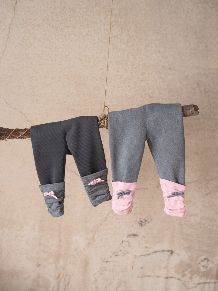Soda Pop Fleece Lined Leggings - Charcoal