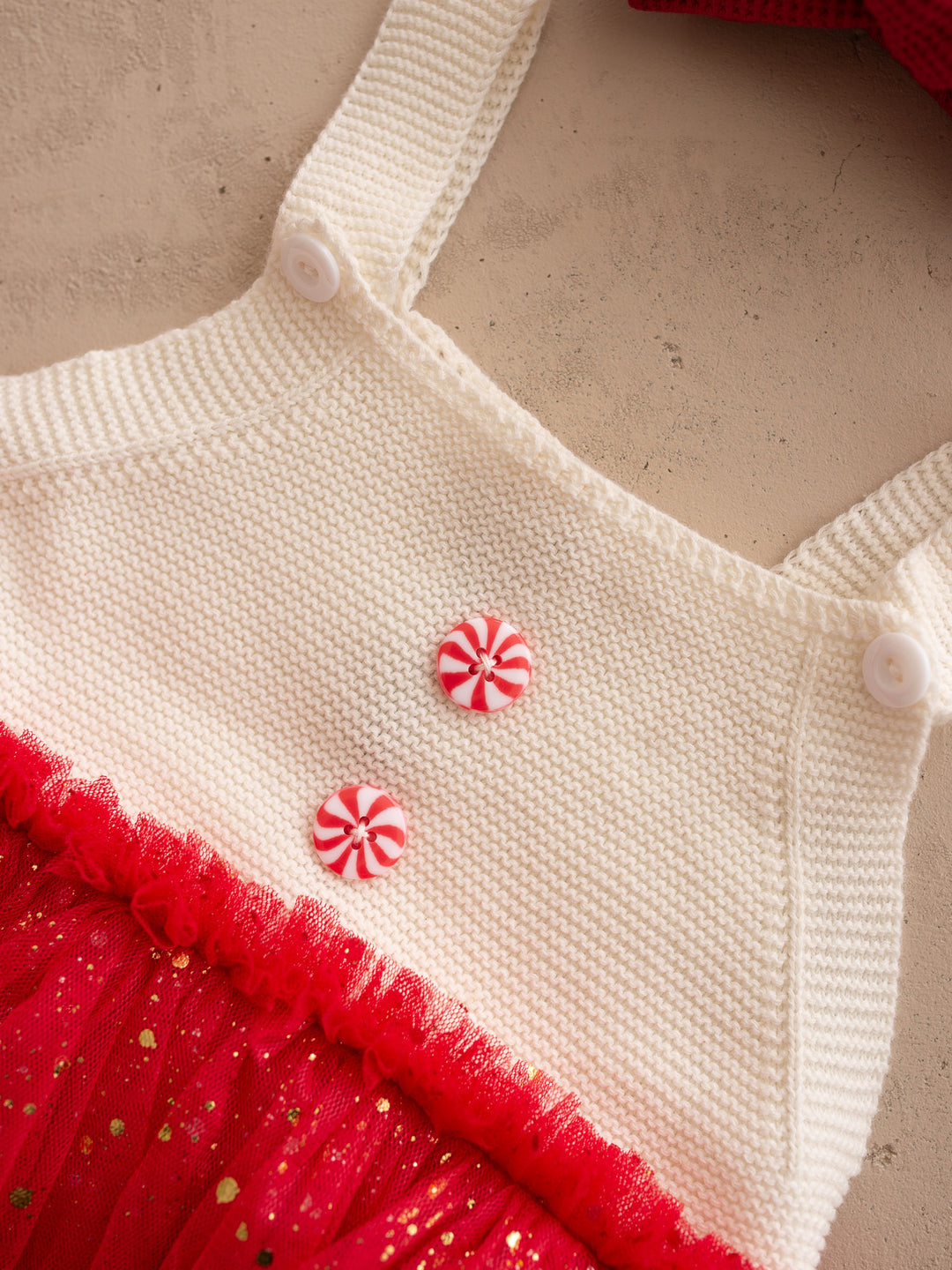 Peppermint Twirl Singlet Romper
