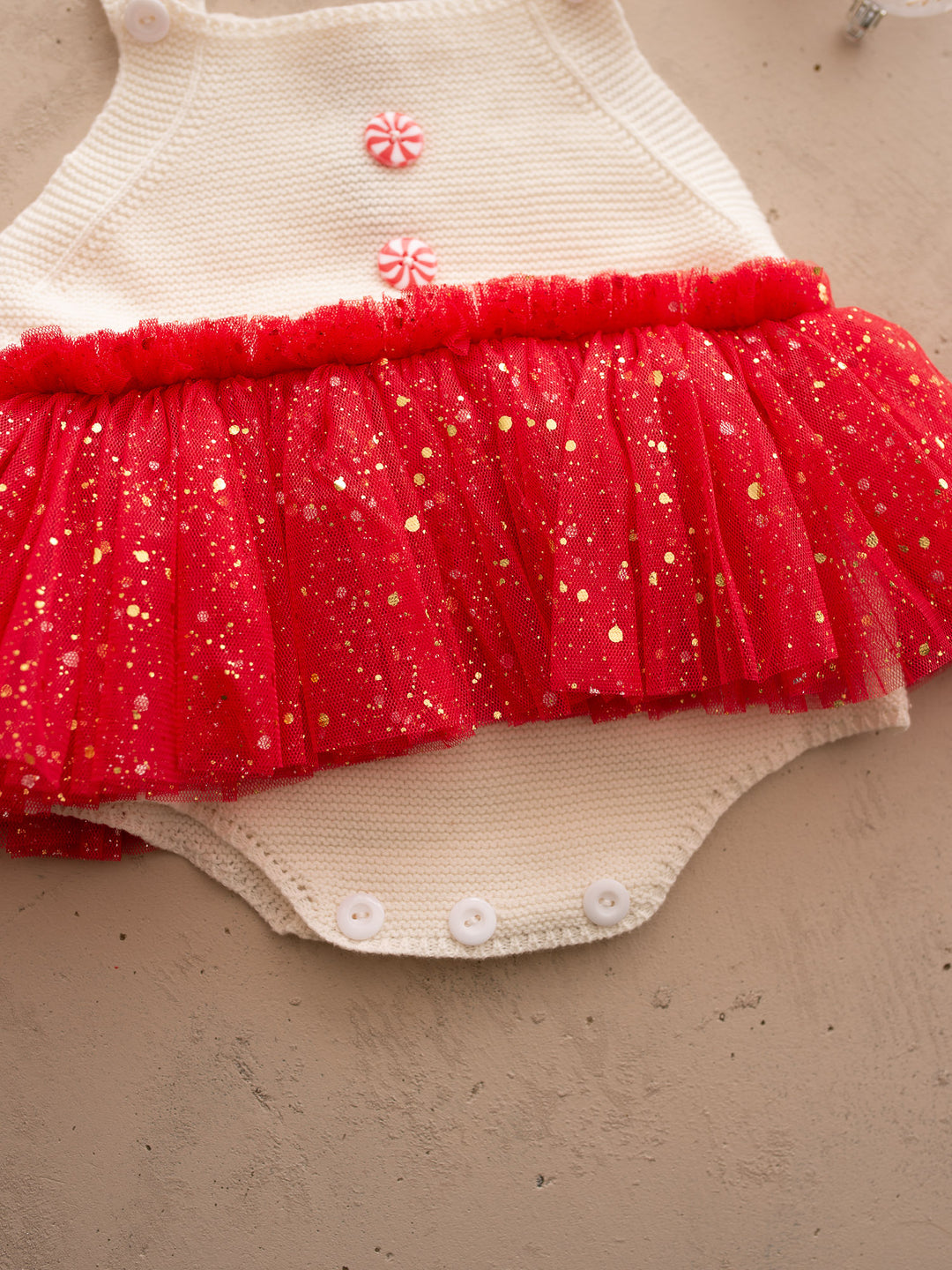 Peppermint Twirl Singlet Romper