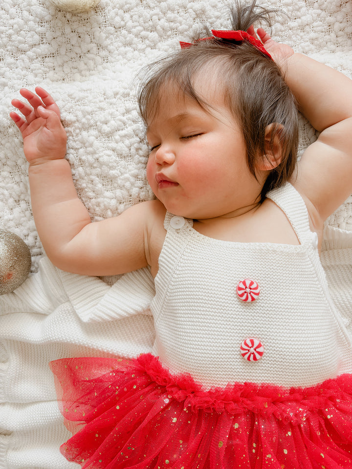 Peppermint Twirl Singlet Romper