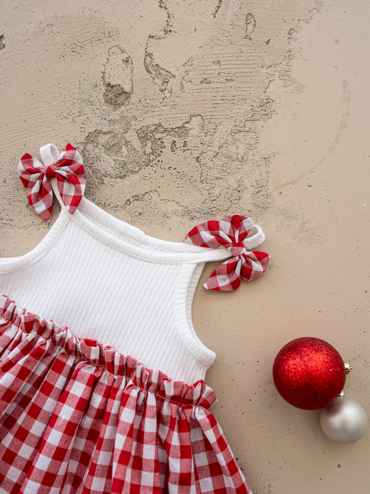 Gingham Giggles Romper