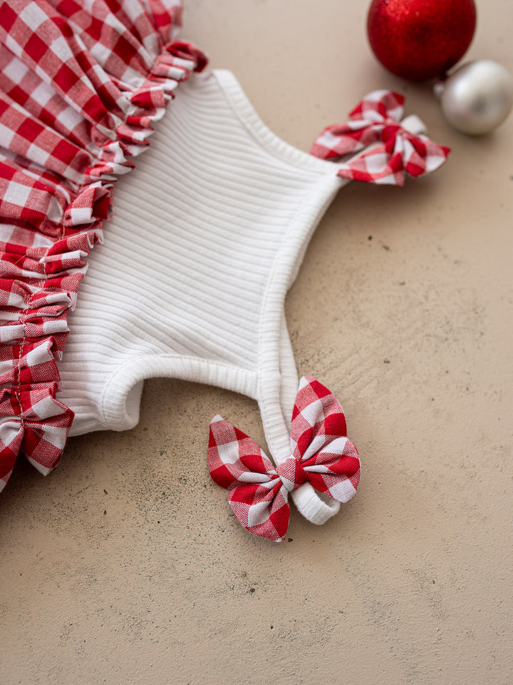 Gingham Giggles Romper